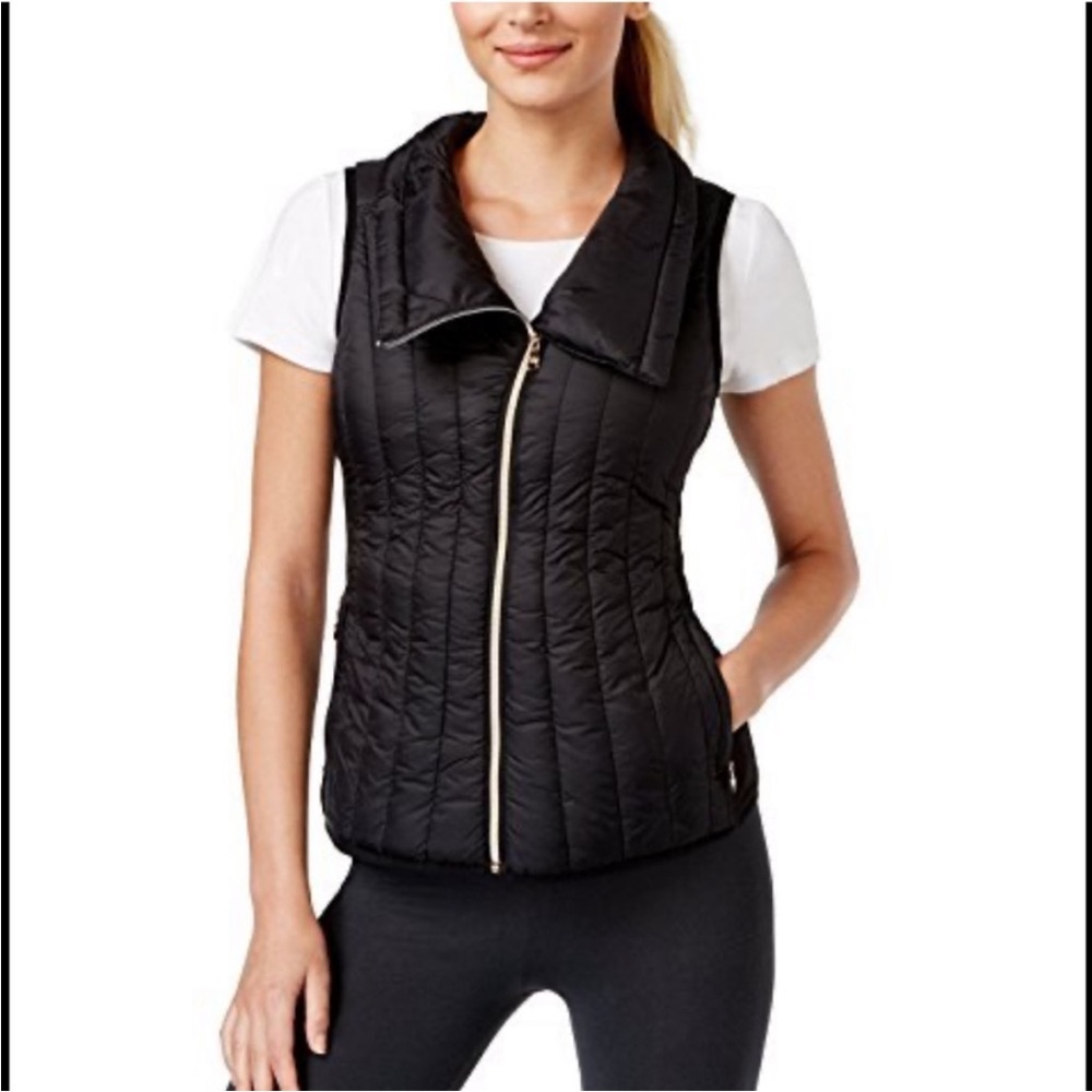 Calvin Klein Black Quilted Performance Vest